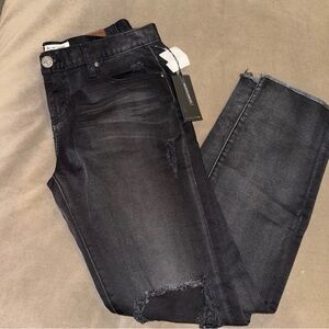 One Teaspoon Black Ripped Jeans